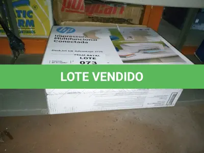 LOTE 073 - MULTIFUNCIONAL HP DESKJET INK ADVANTAGE 2776 (NO ESTADO SEM GARANTIA DE FUNCIONAMENTO, SUJEITO A POSSÍVEIS AVARIAS VISÍVEIS/OCULTAS E/OU AUSÊNCIA DE COMPONENTES)