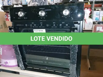 LOTE 169 - FORNO ELÉTRICO DE EMBUTIR ELECTROLUX COM 59 LITROS PRETO (OE60M) 220V (NO ESTADO SEM GARANTIA DE FUNCIONAMENTO, SUJEITO A POSSÍVEIS AVARIAS VISÍVEIS/OCULTAS E/OU AUSÊNCIA DE COMPONENTES)