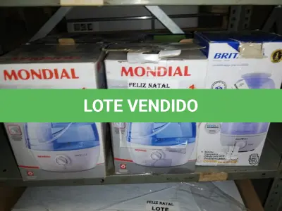 LOTE 242 - 5 UMIDIFICADOR (NO ESTADO SEM GARANTIA DE FUNCIONAMENTO, SUJEITO A POSSÍVEIS AVARIAS VISÍVEIS/OCULTAS E/OU AUSÊNCIA DE COMPONENTES)