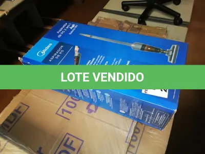 LOTE 221 - ASPIRADOR DE PÓ SEM FIO MIDEA VERTICAL 2 EM 1 (NO ESTADO SEM GARANTIA DE FUNCIONAMENTO, SUJEITO A POSSÍVEIS AVARIAS VISÍVEIS/OCULTAS E/OU AUSÊNCIA DE COMPONENTES)