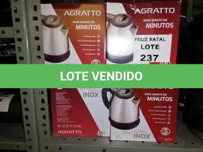 LOTE 237 - 8 CHALEIRAS (NO ESTADO SEM GARANTIA DE FUNCIONAMENTO, SUJEITO A POSSÍVEIS AVARIAS VISÍVEIS/OCULTAS E/OU AUSÊNCIA DE COMPONENTES)