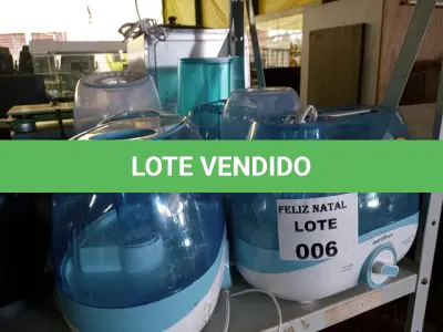 LOTE 006 - 7 UMIDIFICADORES (NO ESTADO SEM GARANTIA DE FUNCIONAMENTO, SUJEITO A POSSÍVEIS AVARIAS VISÍVEIS/OCULTAS E/OU AUSÊNCIA DE COMPONENTES)