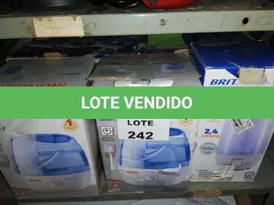 LOTE 242 - 5 UMIDIFICADOR (NO ESTADO SEM GARANTIA DE FUNCIONAMENTO, SUJEITO A POSSÍVEIS AVARIAS VISÍVEIS/OCULTAS E/OU AUSÊNCIA DE COMPONENTES)