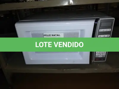 LOTE 268 - MICROONDAS ELECTROLUX  (NO ESTADO SEM GARANTIA DE FUNCIONAMENTO, SUJEITO A POSSÍVEIS AVARIAS VISÍVEIS/OCULTAS E/OU AUSÊNCIA DE COMPONENTES)