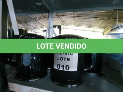 LOTE 010 - 6 CHALEIRAS (NO ESTADO SEM GARANTIA DE FUNCIONAMENTO, SUJEITO A POSSÍVEIS AVARIAS VISÍVEIS/OCULTAS E/OU AUSÊNCIA DE COMPONENTES)