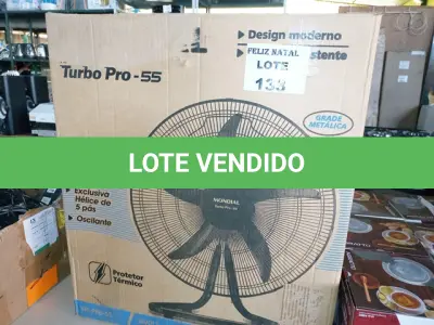 LOTE 133 - 01 VENTILADOR TURBO PRO -55 MONDIAL  (NO ESTADO SEM GARANTIA DE FUNCIONAMENTO, SUJEITO A POSSÍVEIS AVARIAS VISÍVEIS/OCULTAS E/OU AUSÊNCIA DE COMPONENTES)