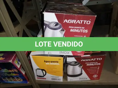 LOTE 206 - 6 CHALEIRAS (NO ESTADO SEM GARANTIA DE FUNCIONAMENTO, SUJEITO A POSSÍVEIS AVARIAS VISÍVEIS/OCULTAS E/OU AUSÊNCIA DE COMPONENTES)