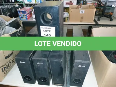 LOTE 140 - CAIXAS DE SOM DIVERSAS (NO ESTADO SEM GARANTIA DE FUNCIONAMENTO, SUJEITO A POSSÍVEIS AVARIAS VISÍVEIS/OCULTAS E/OU AUSÊNCIA DE COMPONENTES)
