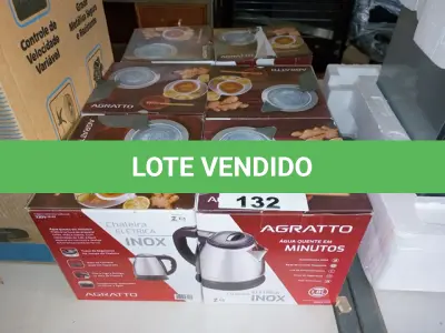 LOTE 132 - 6 CHALEIRAS (NO ESTADO SEM GARANTIA DE FUNCIONAMENTO, SUJEITO A POSSÍVEIS AVARIAS VISÍVEIS/OCULTAS E/OU AUSÊNCIA DE COMPONENTES)