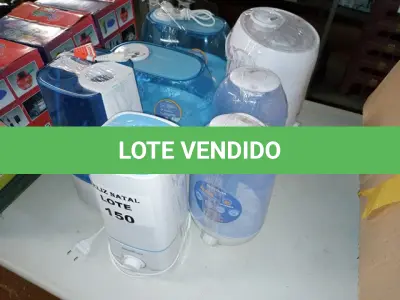 LOTE 150 - 7 UMIDIFICADORES (NO ESTADO SEM GARANTIA DE FUNCIONAMENTO, SUJEITO A POSSÍVEIS AVARIAS VISÍVEIS/OCULTAS E/OU AUSÊNCIA DE COMPONENTES)