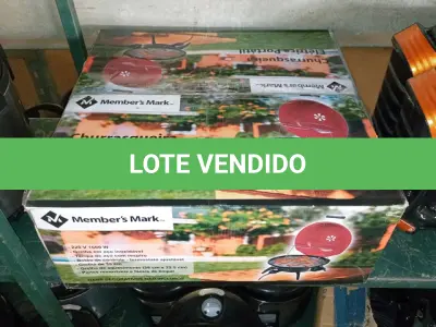 LOTE 029 - CHURRASQUEIRA ELÉTRICA PORTÁTIL - EXTERNA 220V  - MEMBER'S MARK (NO ESTADO SEM GARANTIA DE FUNCIONAMENTO, SUJEITO A POSSÍVEIS AVARIAS VISÍVEIS/OCULTAS E/OU AUSÊNCIA DE COMPONENTES)