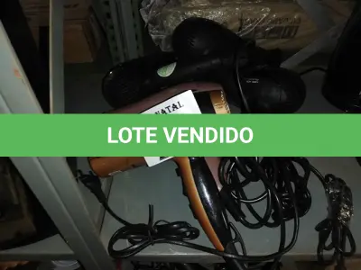 LOTE 272 - 5 SECADORES DE CABELO (NO ESTADO SEM GARANTIA DE FUNCIONAMENTO, SUJEITO A POSSÍVEIS AVARIAS VISÍVEIS/OCULTAS E/OU AUSÊNCIA DE COMPONENTES)