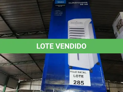 LOTE 285 - CLIMATIZADOR AKAF2 7L BRANCO E CINZA 220V MIDEA (NO ESTADO SEM GARANTIA DE FUNCIONAMENTO, SUJEITO A POSSÍVEIS AVARIAS VISÍVEIS/OCULTAS E/OU AUSÊNCIA DE COMPONENTES)