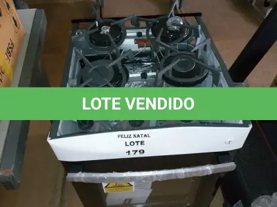 LOTE 179 - FOGAO VITRUM ITATIAIA 4 BOCAS (NO ESTADO SEM GARANTIA DE FUNCIONAMENTO, SUJEITO A POSSÍVEIS AVARIAS VISÍVEIS/OCULTAS E/OU AUSÊNCIA DE COMPONENTES)