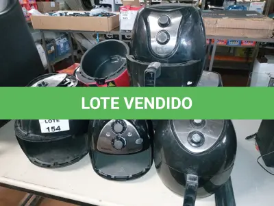 LOTE 154 - 7 AIR FRYER (NO ESTADO SEM GARANTIA DE FUNCIONAMENTO, SUJEITO A POSSÍVEIS AVARIAS VISÍVEIS/OCULTAS E/OU AUSÊNCIA DE COMPONENTES)