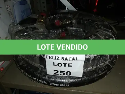 LOTE 250 - 2 MANGUEIRAS PARA ABASTECIMENTO COMBUSTÍVEL (NO ESTADO SEM GARANTIA DE FUNCIONAMENTO, SUJEITO A POSSÍVEIS AVARIAS VISÍVEIS/OCULTAS E/OU AUSÊNCIA DE COMPONENTES)