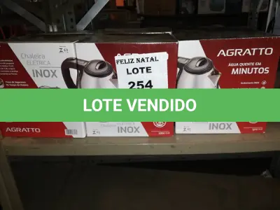 LOTE 254 - 6 CHALEIRAS (NO ESTADO SEM GARANTIA DE FUNCIONAMENTO, SUJEITO A POSSÍVEIS AVARIAS VISÍVEIS/OCULTAS E/OU AUSÊNCIA DE COMPONENTES)