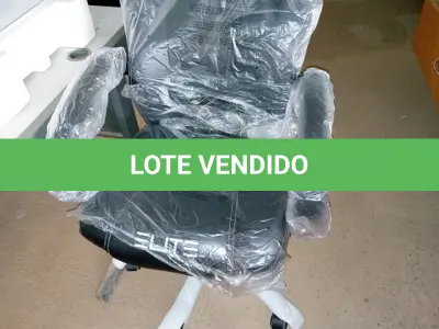 LOTE 190 - CADEIRA GAMER (NO ESTADO SEM GARANTIA DE FUNCIONAMENTO, SUJEITO A POSSÍVEIS AVARIAS VISÍVEIS/OCULTAS E/OU AUSÊNCIA DE COMPONENTES)