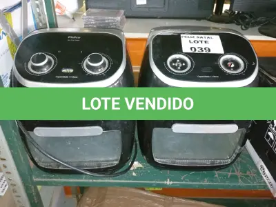 LOTE 039 - 2 AIR FRYER PHILCO (NO ESTADO SEM GARANTIA DE FUNCIONAMENTO, SUJEITO A POSSÍVEIS AVARIAS VISÍVEIS/OCULTAS E/OU AUSÊNCIA DE COMPONENTES)