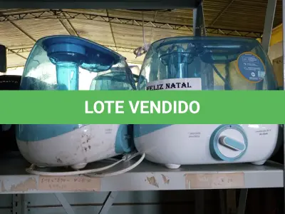 LOTE 006 - 7 UMIDIFICADORES (NO ESTADO SEM GARANTIA DE FUNCIONAMENTO, SUJEITO A POSSÍVEIS AVARIAS VISÍVEIS/OCULTAS E/OU AUSÊNCIA DE COMPONENTES)