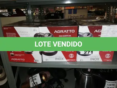 LOTE 271 - 6 CHALEIRAS (NO ESTADO SEM GARANTIA DE FUNCIONAMENTO, SUJEITO A POSSÍVEIS AVARIAS VISÍVEIS/OCULTAS E/OU AUSÊNCIA DE COMPONENTES)