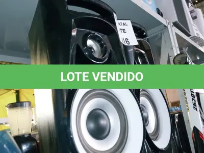 LOTE 016 - 2 CAIXAS DE SOM PHILCO (NO ESTADO SEM GARANTIA DE FUNCIONAMENTO, SUJEITO A POSSÍVEIS AVARIAS VISÍVEIS/OCULTAS E/OU AUSÊNCIA DE COMPONENTES)
