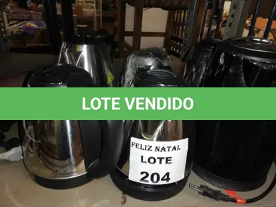 LOTE 204 - 6 CHALEIRAS (NO ESTADO SEM GARANTIA DE FUNCIONAMENTO, SUJEITO A POSSÍVEIS AVARIAS VISÍVEIS/OCULTAS E/OU AUSÊNCIA DE COMPONENTES)