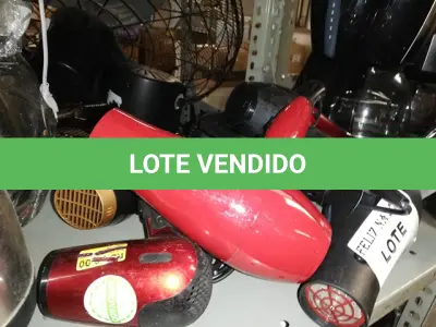 LOTE 225 - 6 SECADORES DE CABELO (NO ESTADO SEM GARANTIA DE FUNCIONAMENTO, SUJEITO A POSSÍVEIS AVARIAS VISÍVEIS/OCULTAS E/OU AUSÊNCIA DE COMPONENTES)