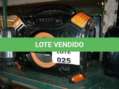 LOTE 025 - 2 CAIXA DE SOM LENOXX (NO ESTADO SEM GARANTIA DE FUNCIONAMENTO, SUJEITO A POSSÍVEIS AVARIAS VISÍVEIS/OCULTAS E/OU AUSÊNCIA DE COMPONENTES)