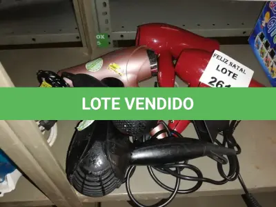 LOTE 261 - 5 SECADOR DE CABELO (NO ESTADO SEM GARANTIA DE FUNCIONAMENTO, SUJEITO A POSSÍVEIS AVARIAS VISÍVEIS/OCULTAS E/OU AUSÊNCIA DE COMPONENTES)