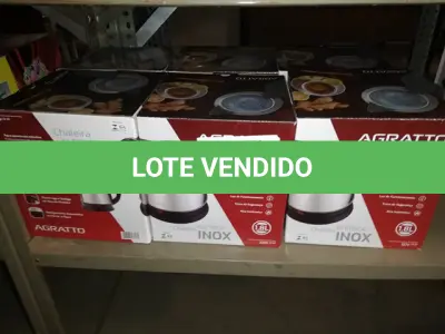 LOTE 254 - 6 CHALEIRAS (NO ESTADO SEM GARANTIA DE FUNCIONAMENTO, SUJEITO A POSSÍVEIS AVARIAS VISÍVEIS/OCULTAS E/OU AUSÊNCIA DE COMPONENTES)
