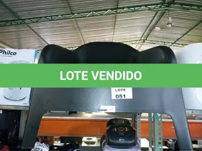 LOTE 051 - POLTRONA SKARPO PRETA (NO ESTADO SEM GARANTIA DE FUNCIONAMENTO, SUJEITO A POSSÍVEIS AVARIAS VISÍVEIS/OCULTAS E/OU AUSÊNCIA DE COMPONENTES)