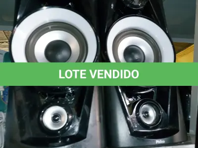 LOTE 016 - 2 CAIXAS DE SOM PHILCO (NO ESTADO SEM GARANTIA DE FUNCIONAMENTO, SUJEITO A POSSÍVEIS AVARIAS VISÍVEIS/OCULTAS E/OU AUSÊNCIA DE COMPONENTES)