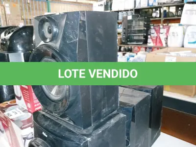 LOTE 166 - 4 CAIXAS DE SOM (NO ESTADO SEM GARANTIA DE FUNCIONAMENTO, SUJEITO A POSSÍVEIS AVARIAS VISÍVEIS/OCULTAS E/OU AUSÊNCIA DE COMPONENTES)