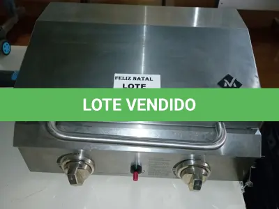 LOTE 192 - CHURRASQUEIRA PORTÁTIL Á GÁS GRILL AÇO INOX- MEMBERS MARK (NO ESTADO SEM GARANTIA DE FUNCIONAMENTO, SUJEITO A POSSÍVEIS AVARIAS VISÍVEIS/OCULTAS E/OU AUSÊNCIA DE COMPONENTES)