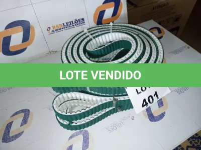 LOTE 401 - 3 CORREIAS (NO ESTADO SEM GARANTIA DE FUNCIONAMENTO, SUJEITO A POSSÍVEIS AVARIAS VISÍVEIS/OCULTAS E/OU AUSÊNCIA DE COMPONENTES)