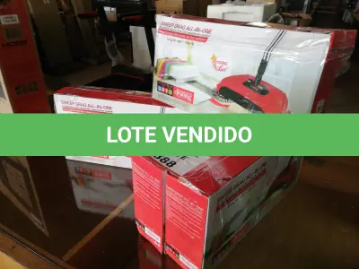 LOTE 388 - 4 VASSOURAS MULTIUSO MAGICA 3 EM 1 (NO ESTADO SEM GARANTIA DE FUNCIONAMENTO, SUJEITO A POSSÍVEIS AVARIAS VISÍVEIS/OCULTAS E/OU AUSÊNCIA DE COMPONENTES)