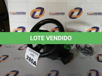 LOTE 280 - VOLANTE MULTILASER RACER (NO ESTADO SEM GARANTIA DE FUNCIONAMENTO, SUJEITO A POSSÍVEIS AVARIAS VISÍVEIS/OCULTAS E/OU AUSÊNCIA DE COMPONENTES)