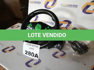 LOTE 280 - VOLANTE MULTILASER RACER (NO ESTADO SEM GARANTIA DE FUNCIONAMENTO, SUJEITO A POSSÍVEIS AVARIAS VISÍVEIS/OCULTAS E/OU AUSÊNCIA DE COMPONENTES)