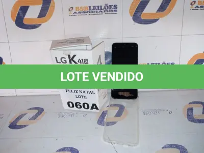 LOTE 060 - SMARTPHONE LG K41S 3GB/32GB 6.5P  (NO ESTADO SEM GARANTIA DE FUNCIONAMENTO, SUJEITO A POSSÍVEIS AVARIAS VISÍVEIS/OCULTAS E/OU AUSÊNCIA DE COMPONENTES)