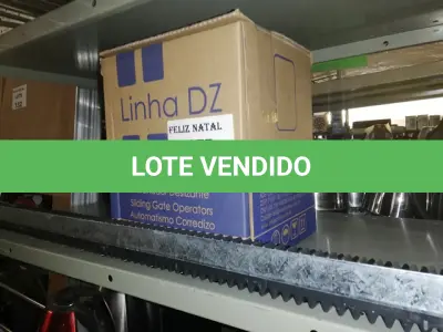 LOTE 329 - KIT MOTOR PORTÃO ELETONICO ROSSI COM 2 CONTROLES  3 METROS DE CREMALHEIRA NOVO (NO ESTADO SEM GARANTIA DE FUNCIONAMENTO, SUJEITO A POSSÍVEIS AVARIAS VISÍVEIS/OCULTAS E/OU AUSÊNCIA DE COMPONENTES)