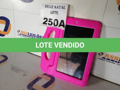 LOTE 250 - TABLET MULTILASER PRINCESAS (NO ESTADO SEM GARANTIA DE FUNCIONAMENTO, SUJEITO A POSSÍVEIS AVARIAS VISÍVEIS/OCULTAS E/OU AUSÊNCIA DE COMPONENTES)