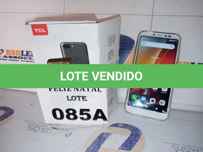 LOTE 085 - CELULAR SMARTPHONE L10 32GB 5,5 TCL (NO ESTADO SEM GARANTIA DE FUNCIONAMENTO, SUJEITO A POSSÍVEIS AVARIAS VISÍVEIS/OCULTAS E/OU AUSÊNCIA DE COMPONENTES)