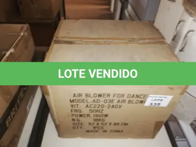 LOTE 335 - VENTILADOR DE VENTOINHA INFLÁVEL XPOWER 220V (NO ESTADO SEM GARANTIA DE FUNCIONAMENTO, SUJEITO A POSSÍVEIS AVARIAS VISÍVEIS/OCULTAS E/OU AUSÊNCIA DE COMPONENTES)
