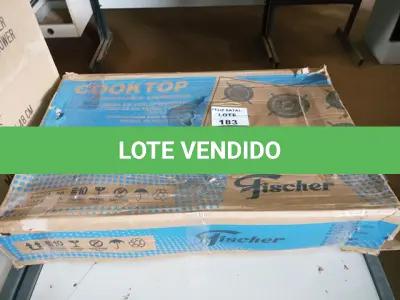 LOTE 183 - COOKTOP FISCHER 5 QUEIMADORES (NO ESTADO SEM GARANTIA DE FUNCIONAMENTO, SUJEITO A POSSÍVEIS AVARIAS VISÍVEIS/OCULTAS E/OU AUSÊNCIA DE COMPONENTES)