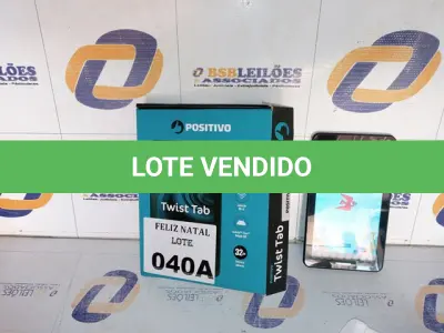 LOTE 040 - TABLET POSITIVO TWIST TAB T770C, 32GB,  (NO ESTADO SEM GARANTIA DE FUNCIONAMENTO, SUJEITO A POSSÍVEIS AVARIAS VISÍVEIS/OCULTAS E/OU AUSÊNCIA DE COMPONENTES)