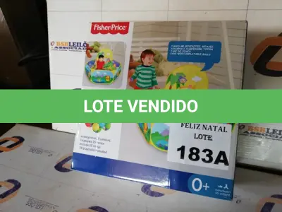 LOTE 183 - PISCINA DE BOLINHAS INFANTIL BEBE COM CESTA - FISHER PRICE (NO ESTADO SEM GARANTIA DE FUNCIONAMENTO, SUJEITO A POSSÍVEIS AVARIAS VISÍVEIS/OCULTAS E/OU AUSÊNCIA DE COMPONENTES)