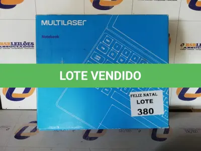 LOTE 380 - NOTEBOOK MULTILASER LEGACY CLOUD (NO ESTADO SEM GARANTIA DE FUNCIONAMENTO, SUJEITO A POSSÍVEIS AVARIAS VISÍVEIS/OCULTAS E/OU AUSÊNCIA DE COMPONENTES)