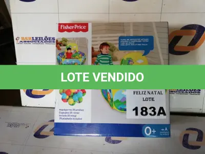 LOTE 183 - PISCINA DE BOLINHAS INFANTIL BEBE COM CESTA - FISHER PRICE (NO ESTADO SEM GARANTIA DE FUNCIONAMENTO, SUJEITO A POSSÍVEIS AVARIAS VISÍVEIS/OCULTAS E/OU AUSÊNCIA DE COMPONENTES)