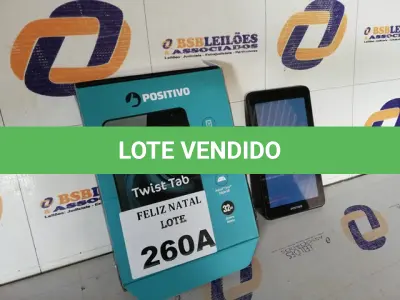 LOTE 260 - TABLET POSITIVO TWIST TAB T770C, 32GB,  (NO ESTADO SEM GARANTIA DE FUNCIONAMENTO, SUJEITO A POSSÍVEIS AVARIAS VISÍVEIS/OCULTAS E/OU AUSÊNCIA DE COMPONENTES)